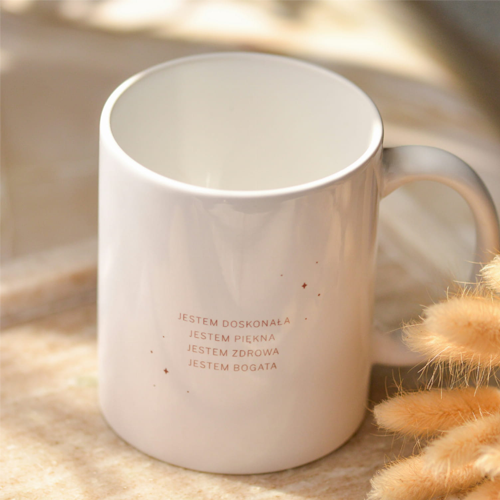 Kubek „Jestem Doskonała” – 330 ml - obrazek 3