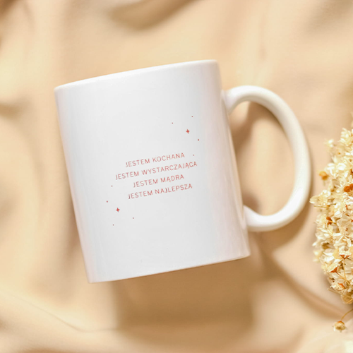 Zestaw Self Love „Jestem Kochana” – Dziennik i Kubek z Afirmacją | Milisove - obrazek 4