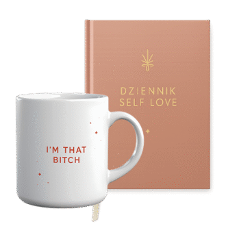 Zestaw Self Love „Bad Girl” – Dziennik i Kubek z Afirmacją | Milisove